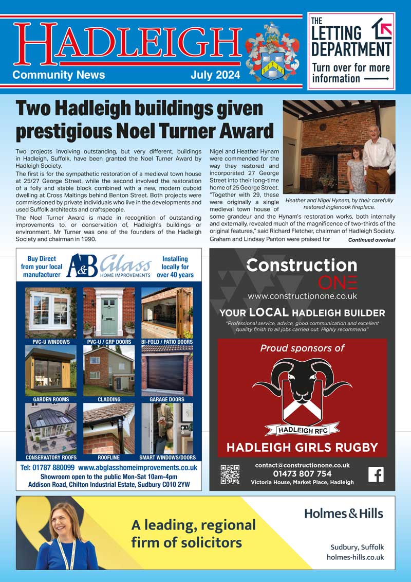 Hadleigh Community News Magazine Cover