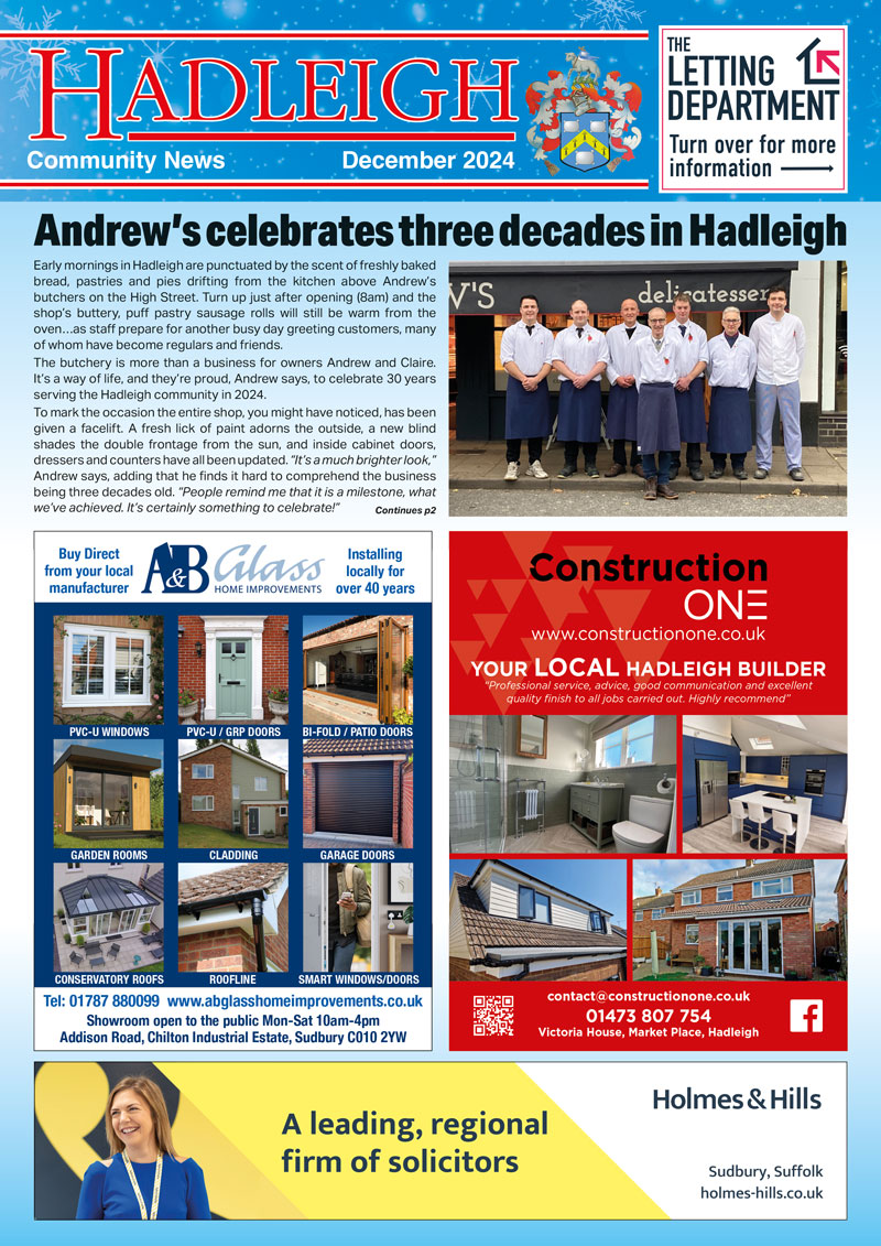 Hadleigh Community News Magazine Cover