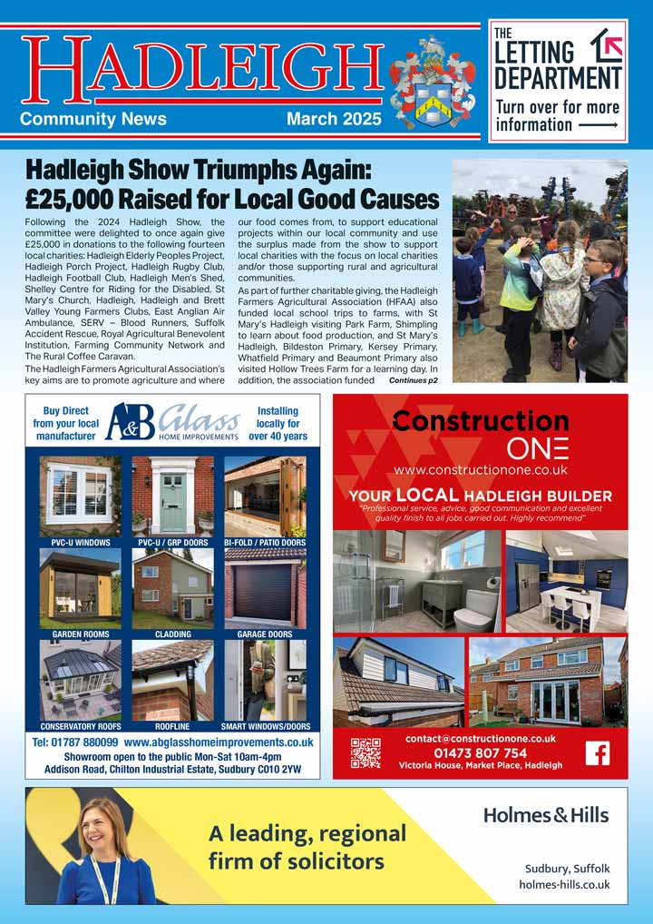 Hadleigh Community News Magazine Cover