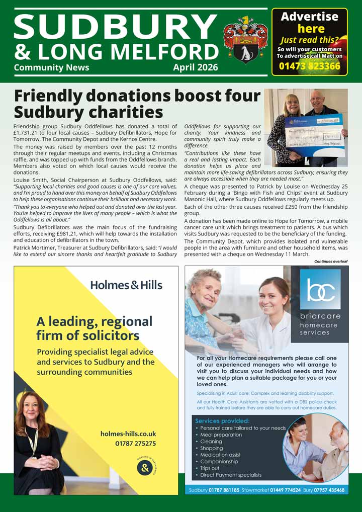 Sudbury Community News Magazine Cover